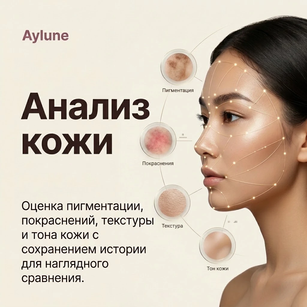 Aylune 肌肤分析界面参考图